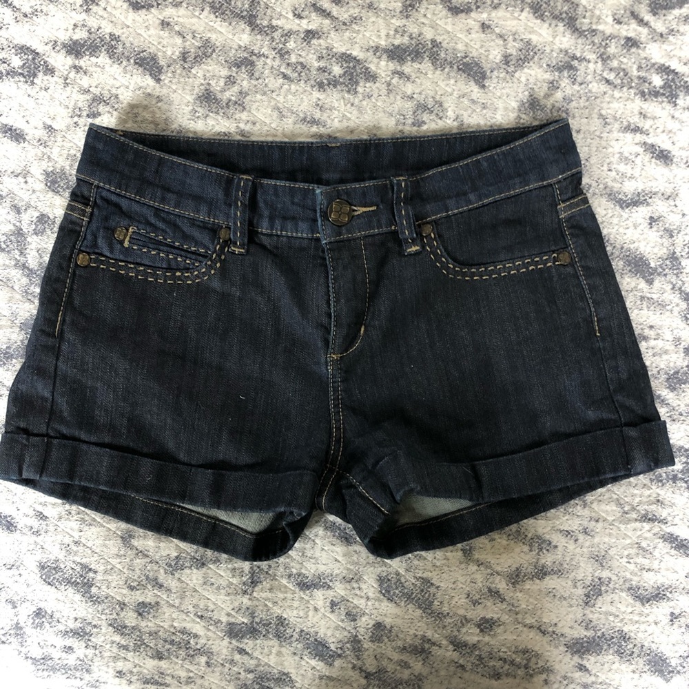 BCBGMaxAzria Rolled Jean Shorts for Women - Picture 2 of 10